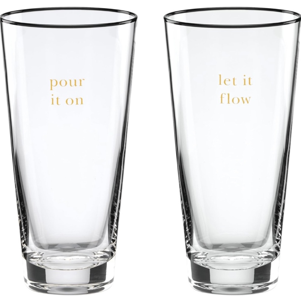 Kate Spade x Lenox Cheers To Us | Beer Glass | Newly Weds